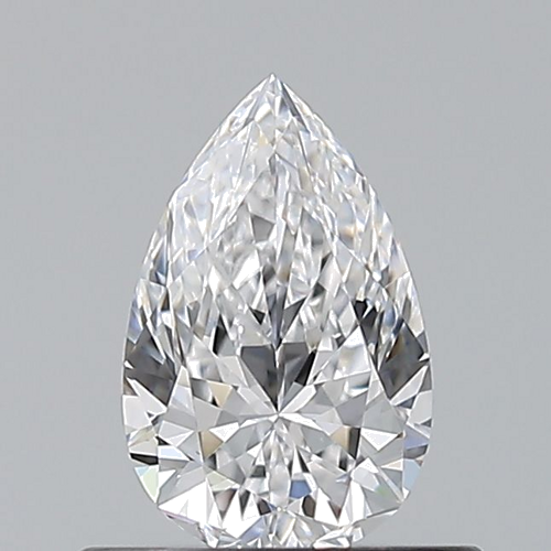 0.52 carat D-VVS2 Natūralus Pear Deimantas (1)