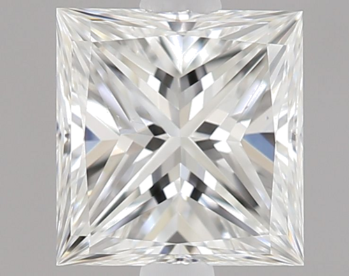 0.5 carat F-VS1 Natūralus Princess Deimantas (1)