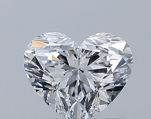 0.6 carat D-VS2 Natūralus Heart Deimantas (1)