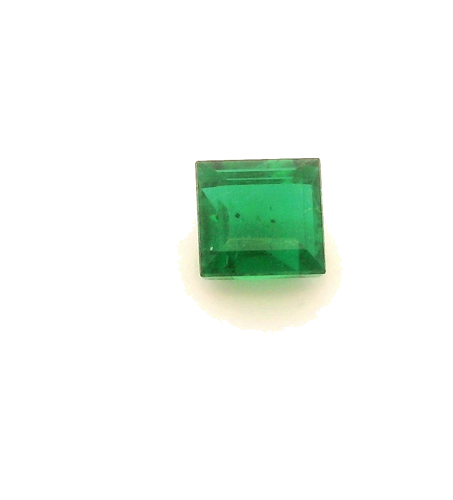 0.26 carat GREEN Square Smaragdas (1)