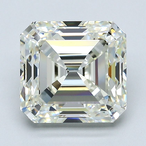 4.08 carat K-VS1 Natūralus Asscher Deimantas (1)