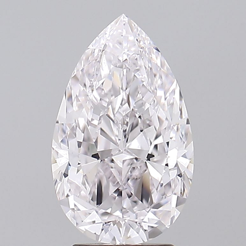 3.63 carat Faint Pink-IF Natūralus Pear Deimantas (1)