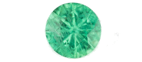 0.48 carat GREEN Round Smaragdas (1)