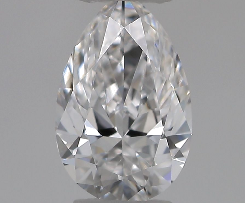 0.3 carat D-VS1 Natūralus Pear Deimantas (1)
