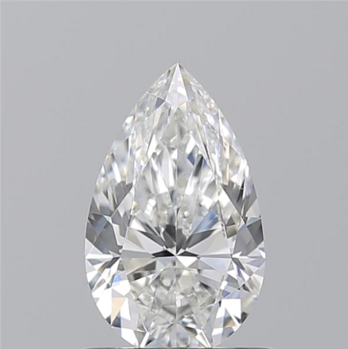 0.9 carat H-VS1 Natūralus Pear Deimantas (1)