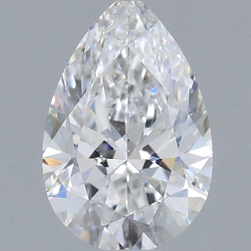 0.52 carat E-VS2 Natūralus Pear Deimantas (1)