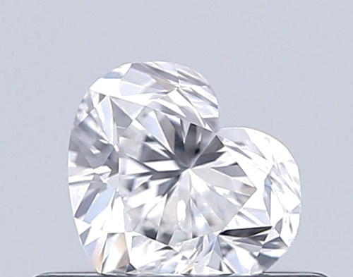 0.41 carat F-VVS2 Natūralus Heart Deimantas (1)