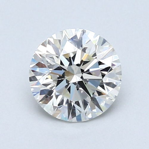 0.89 carat I-VVS2 Very Good cut Natūralus Round Deimantas (1)