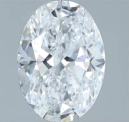 2.0 carat D-SI1 Natūralus Oval Deimantas (1)