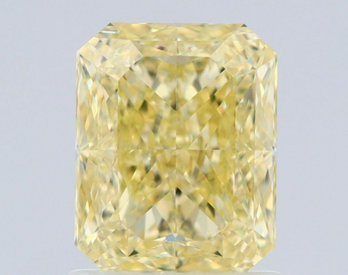 1.37 carat Fancy Yellow-VS2 Natūralus Radiant Deimantas (1)
