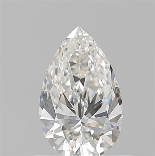0.5 carat I-VVS2 Natūralus Pear Deimantas (1)