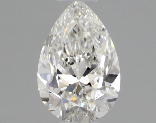 0.38 carat F-VVS1 Natūralus Pear Deimantas (1)