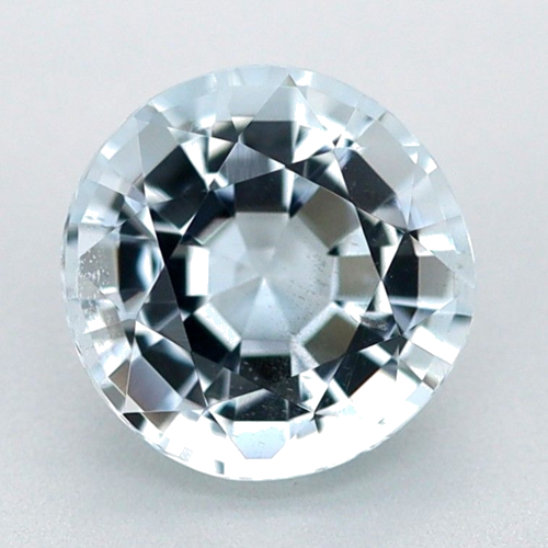 0.67 carat BLUE Round Aquamarine (1)