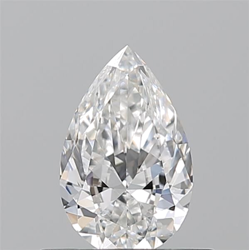 0.5 carat F-VVS2 Natūralus Pear Deimantas (1)
