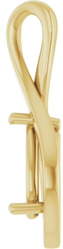 Pakabukas „Infinity-Inspired“ 18k yellow gold Pear 9mm x 6mm (3)
