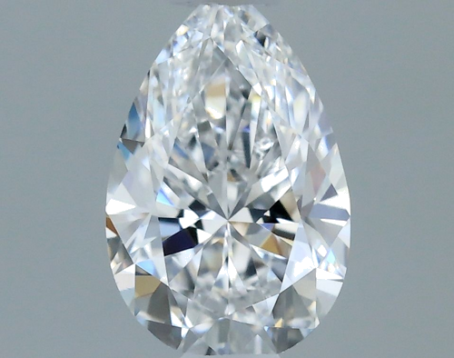 0.36 carat D-VVS2 Natūralus Pear Deimantas (1)
