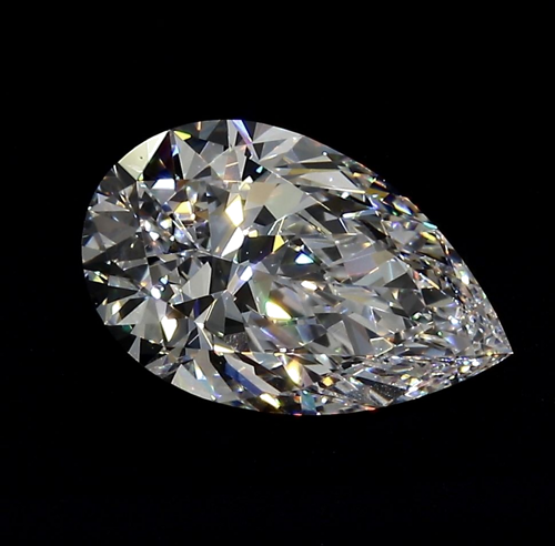 1.68 carat D-IF Natūralus Pear Deimantas (1)