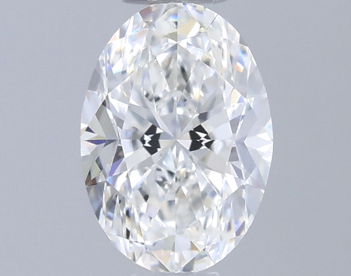 0.5 carat F-VVS2 Natūralus Oval Deimantas (1)