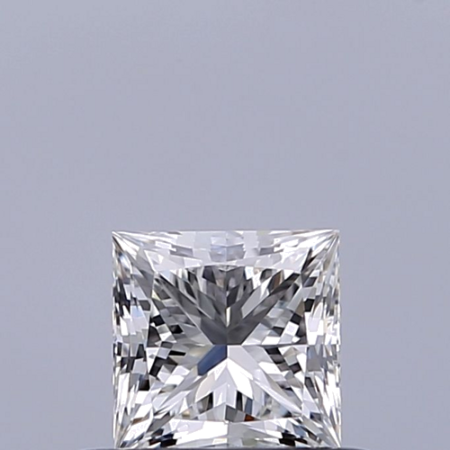 0.42 carat F-VVS1 Natūralus Princess Deimantas (1)