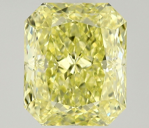 1.05 carat Fancy Intense Yellow-VS1 Natūralus Radiant Deimantas (1)