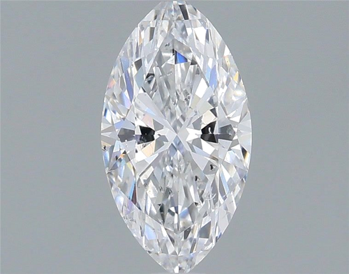 0.61 carat D-SI2 Natūralus Marquise Deimantas (1)