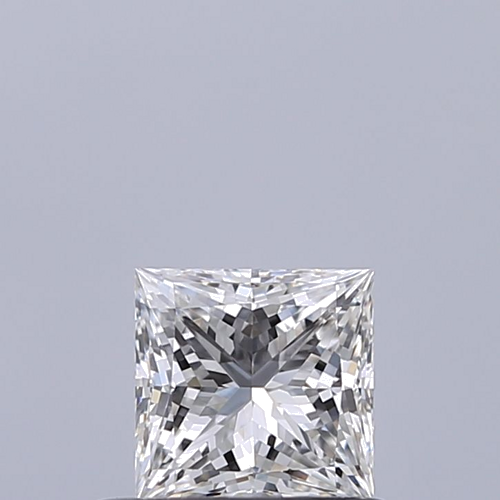 0.51 carat G-VVS2 Natūralus Princess Deimantas (1)