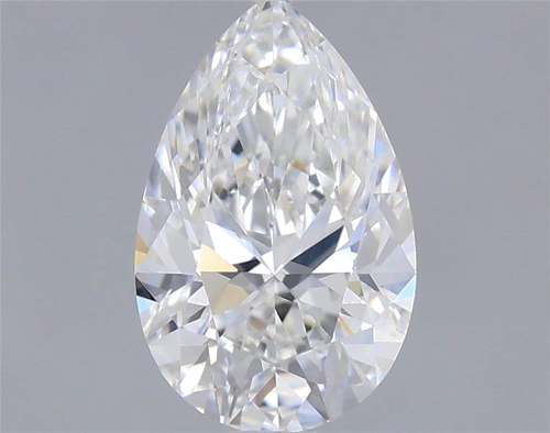 0.5 carat E-VVS2 Natūralus Pear Deimantas (1)