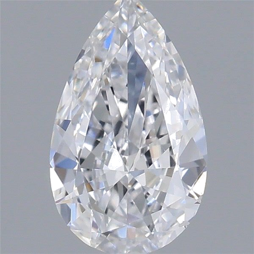 0.3 carat D-SI1 Natūralus Pear Deimantas (1)