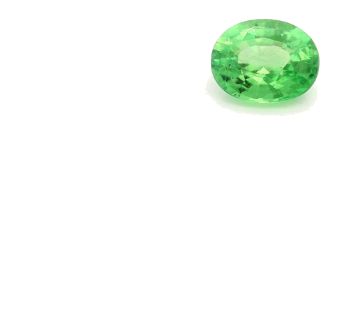 0.57 carat GREEN Oval Garnet (1)