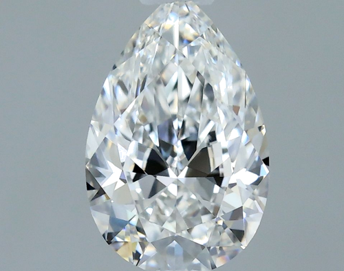 0.4 carat E-VVS1 Natūralus Pear Deimantas (1)
