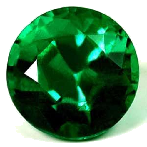 0.48 carat GREEN Round Smaragdas (1)