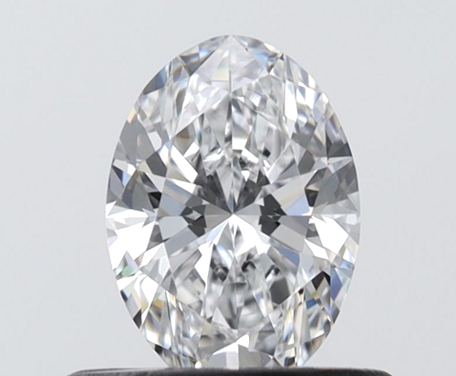 0.48 carat D-VVS1 Natūralus Oval Deimantas (1)