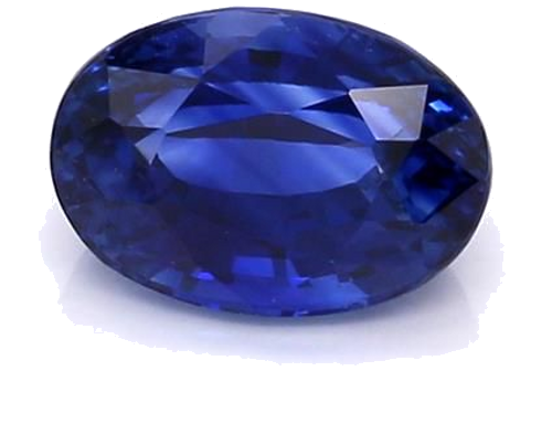 2.21 carat BLUE BRILLIANTSTEP cut Oval Safyras (1)