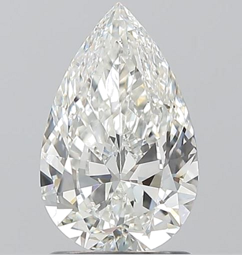 1.31 carat G-VS1 Natūralus Pear Deimantas (1)