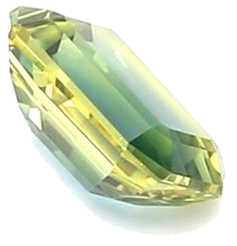 0.77 carat BLUE STEP cut Octagonal Safyras (1)