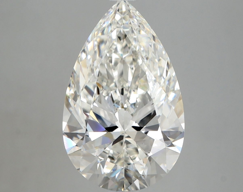 3.02 carat G-VS2 Natūralus Pear Deimantas (1)