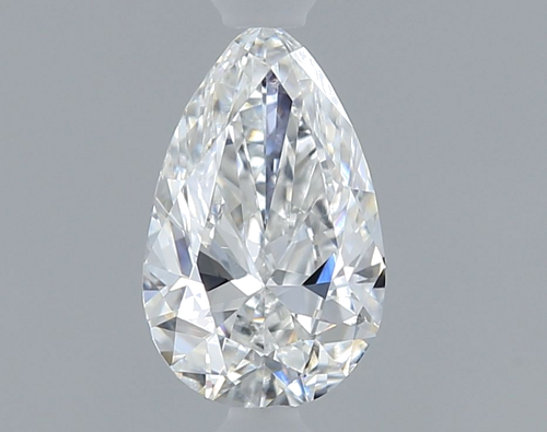0.4 carat E-VS2 Natūralus Pear Deimantas (1)