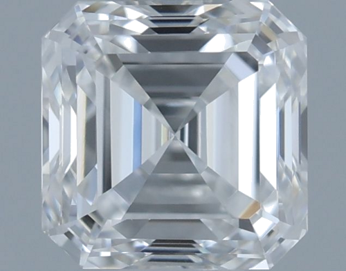 0.5 carat F-VVS1 Natūralus Asscher Deimantas (1)