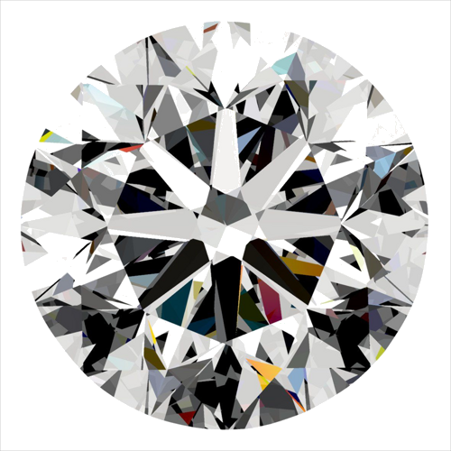 0.4 carat G-VS1 Very Good cut Natūralus Round Deimantas (1)