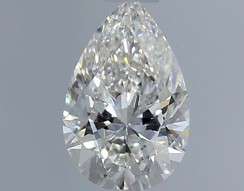 0.52 carat H-VVS1 Natūralus Pear Deimantas (1)