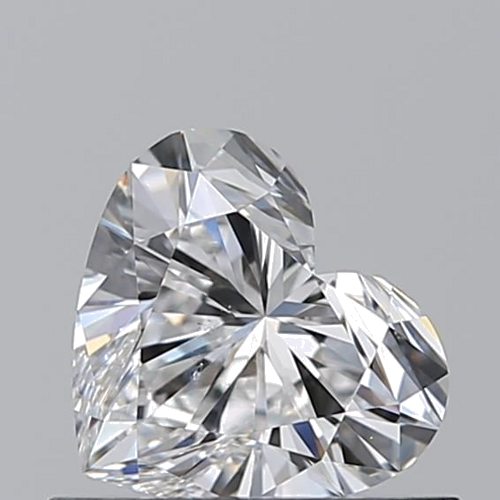 0.6 carat E-SI1 Natūralus Heart Deimantas (1)