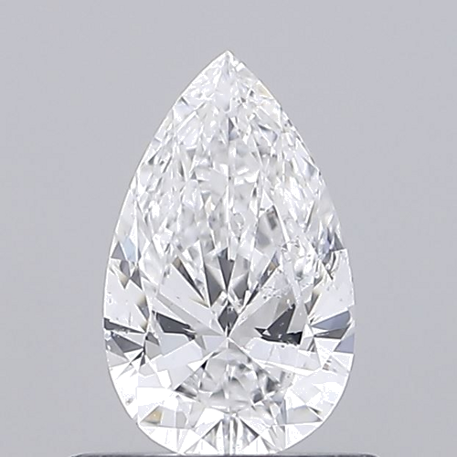 0.52 carat D-SI2 Natūralus Pear Deimantas (1)