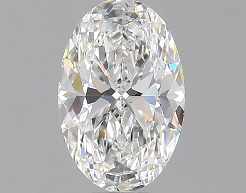 0.61 carat E-VS2 Natūralus Oval Deimantas (1)