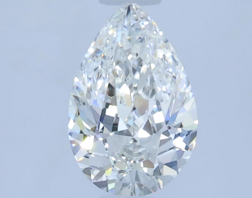 0.46 carat G-VVS1 Natūralus Pear Deimantas (1)
