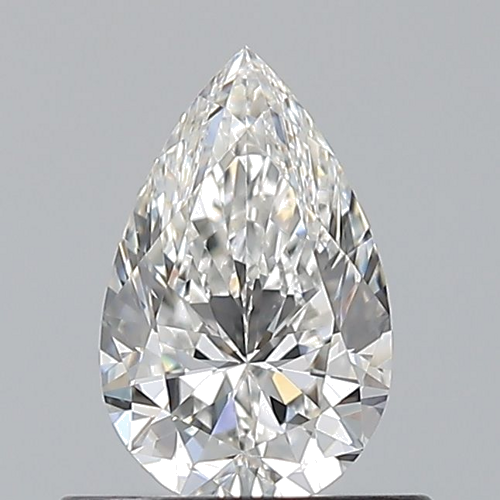 0.57 carat G-VS2 Natūralus Pear Deimantas (1)