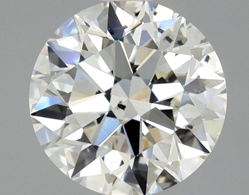 1.21 carat I-SI1 Excellent cut Natūralus Round Deimantas (1)