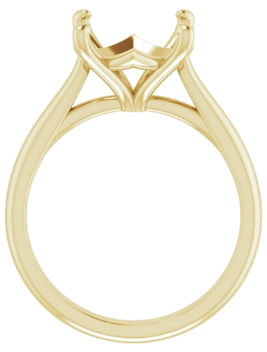 Sužadėtuvių Žiedas „Solitaire“ 18k yellow gold Round 11mm (2)