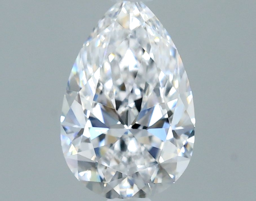 0.53 carat D-IF Natūralus Pear Deimantas (1)