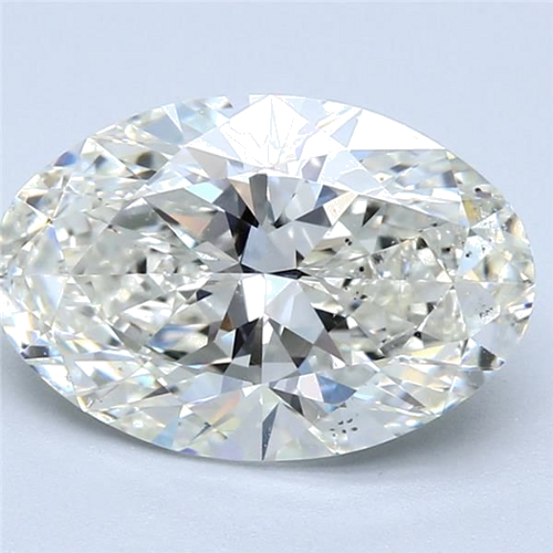 2.91 carat J-SI1 Natūralus Oval Deimantas (1)