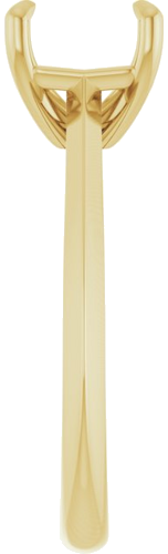 Sužadėtuvių Žiedas „Solitaire“ 585 Geltonojo Aukso Emerald 9mm x 7mm (4)